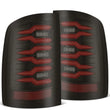 Load image into Gallery viewer, AlphaRex 07-13 GMC Sierra 1500/07-14 2500/3500HD (No Clsc/Dually) Luxx-Series LED Tail Lghts Blk Red - Main Product View