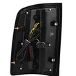 Load image into Gallery viewer, AlphaRex 07-13 GMC Sierra 1500/2500HD/3500HD Luxx Series LED Tail Lights - Alpha Black - Side View