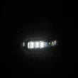 Load image into Gallery viewer, AlphaRex 07-13 GMC Sierra 1500/2500HD/3500HD Luxx Series LED Tail Lights - Alpha Black - Back View