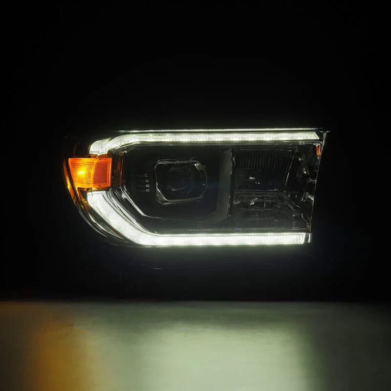 AlphaRex 07-13 Toyota Tundra / 08-17 Sequoia LUXX LED Proj HL Chrome w/Actv Light / Seq. Sig + DRL - Additional View 5