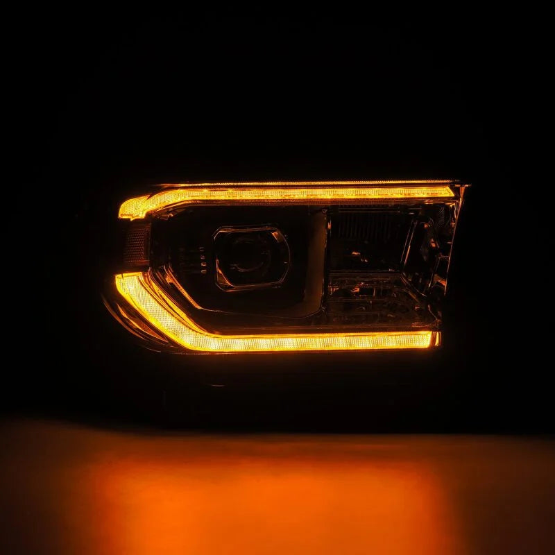 AlphaRex 07-13 Toyota Tundra / 08-17 Sequoia LUXX LED Proj HL Chrome w/Actv Light / Seq. Sig + DRL - Additional View 7