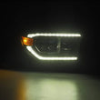 Load image into Gallery viewer, AlphaRex 07-13 Toyota Tundra / 08-17 Sequoia NOVA LED Proj HL Black w/Actv Light Seq. Sig + DRL - Installation View