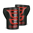 Load image into Gallery viewer, AlphaRex 07-13 Toyota Tundra LUXX-Series LED Tail Lights Black-Red - Main Product View