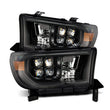 Load image into Gallery viewer, AlphaRex 07-13 Toyota Tundra NOVA LED Proj Headlights Alpha-Black w/Activ Light/Seq Signal/DRL - Main Product View
