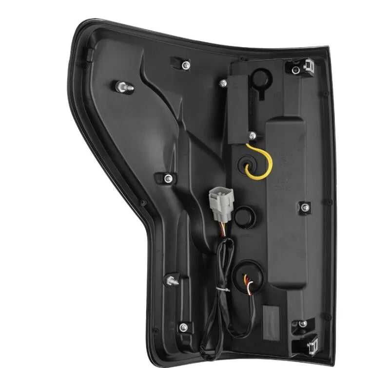 AlphaRex 07-13 Toyota Tundra Nova-Series LED Tail Lights - Black - Side View