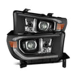 Load image into Gallery viewer, AlphaRex 07-13 Toyota Tundra/08-17 Sequoia G2 PRO-Series Projector Headlights Black -NO Lvl Adjuster - Main Product View