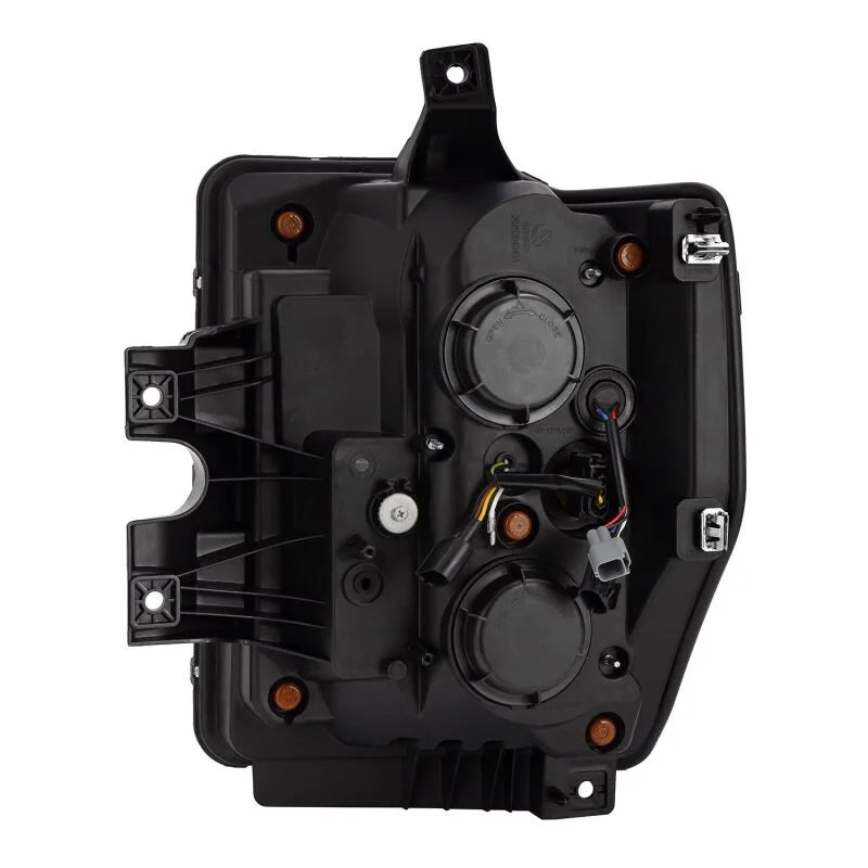 AlphaRex 08-10 Ford F250-550 PRO-Series Projector headlights Black w/Activ Light/Seq Signal - Additional View 5
