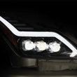 Load image into Gallery viewer, AlphaRex 08-13 Infiniti G37 NOVA LED Proj Headlights Chrome w/ Activ Light/Seq Signal/DRL - Installation View
