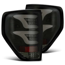 Load image into Gallery viewer, AlphaRex 09-14 Ford F-150 (Excl Flareside Truck Bed Models) PRO-Series LED Tail Lights Jet Black - Main Product View