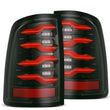 Load image into Gallery viewer, AlphaRex 09-18 Dodge RAM LUXX-Series LED Taillights Black Red w/Actv Light &amp; SS - Main Product View