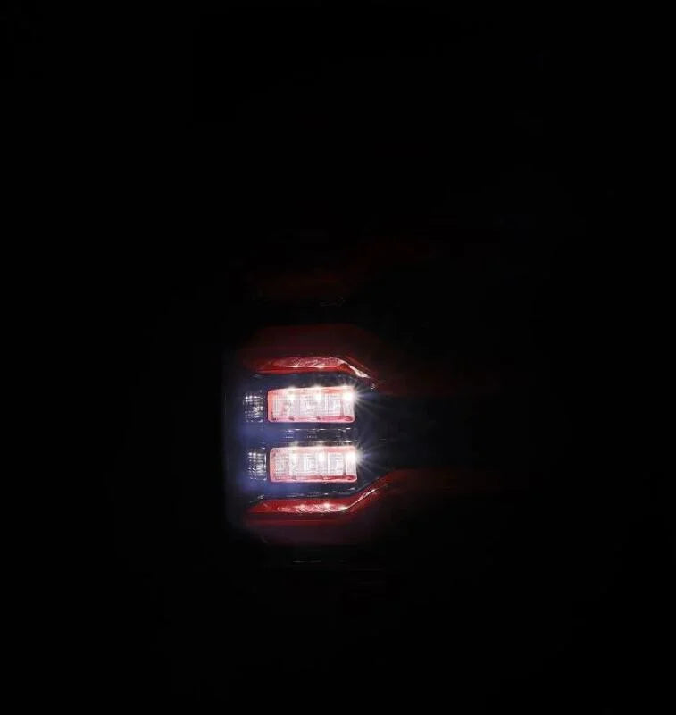 AlphaRex 09-18 Dodge RAM LUXX-Series LED Taillights Black Red w/Actv Light & SS - Additional View 5