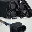 Load image into Gallery viewer, AlphaRex 09-18 Dodge Ram 1500HD LUXX LED Proj Headlights Plnk Style Blk w/Activ Light/Seq Signal/DRL - Installation View