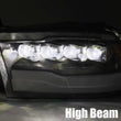 Load image into Gallery viewer, AlphaRex 09-18 Dodge Ram 1500HD NOVA LED Projector Headlights Plank Style Design Alpha Black w/DRL - Additional View 5