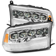 Load image into Gallery viewer, AlphaRex 09-18 Dodge Ram 1500HD NOVA LED Projector Headlights Plank Style Design Chrome w/DRL - Main Product View