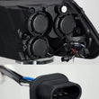 Load image into Gallery viewer, AlphaRex 09-18 Dodge Ram 1500HD PRO-Series Proj Headlights Plank Style Black w/Seq Signal/Smoked DRL - Installation View