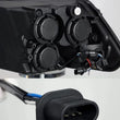 Load image into Gallery viewer, AlphaRex 09-18 Dodge Ram 1500HD PRO-Series Projector Headlights Plank Style Black w/Seq Signal/DRL - Installation View