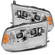 Load image into Gallery viewer, AlphaRex 09-18 Dodge Ram 1500HD PRO-Series Projector Headlights Plank Style Chrome w/Seq Signal/DRL - Main Product View