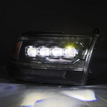Load image into Gallery viewer, AlphaRex 09-18 Dodge Ram 2500 NOVA LED Proj Headlights Plank Style Design Black w/ Activation Light - Additional View 5