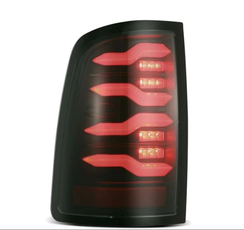 AlphaRex 09-18 Dodge Ram Luxx-Series LED Tail Lights Alpha-Black w/ Activation Light & Seq. Signal - Additional View 5