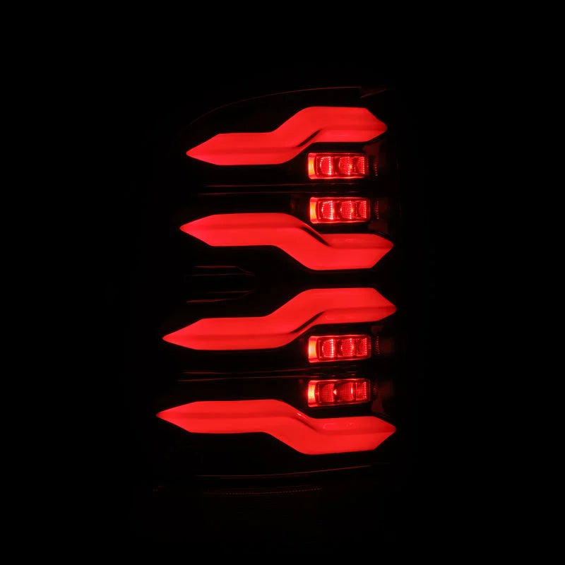 AlphaRex 09-18 Dodge Ram Luxx-Series LED Tail Lights Alpha-Black w/ Activation Light & Seq. Signal - Additional View 6