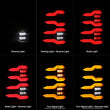 Load image into Gallery viewer, AlphaRex 09-18 Dodge Ram Luxx-Series LED Tail Lights Black w/ Activation Light &amp; Sequential Signal - Side View