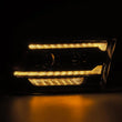 Load image into Gallery viewer, AlphaRex 09-18 Ram 2500 LUXX LED Proj Headlight Plank Style Alpha Blk w/Activ Light/Seq Signal/DRL - Back View