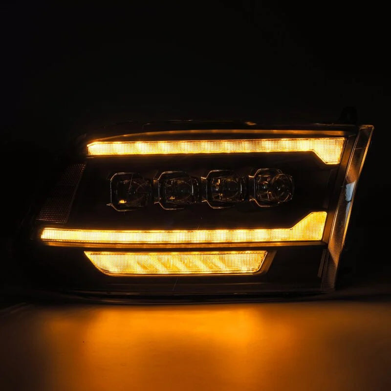 AlphaRex 09-18 Ram 2500 NOVA LED Proj Headlights Plank Style Chrome w/Activ Light/Seq Signal/DRL - Additional View 5