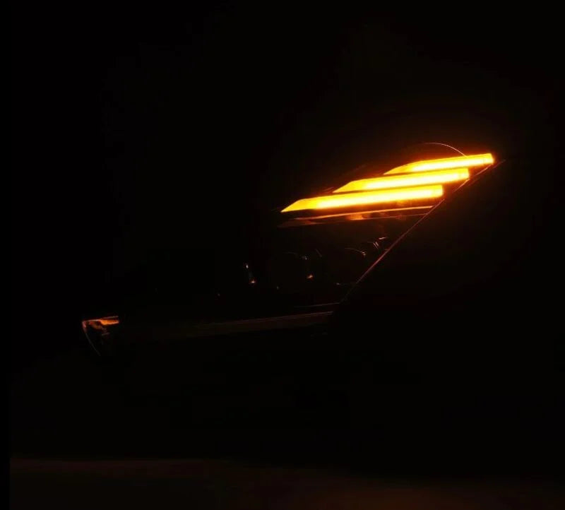 AlphaRex 09-24 Nissan GT-R NOVA-Series LED Projector Headlights - Side View
