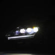 Load image into Gallery viewer, AlphaRex 09-24 Nissan GT-R NOVA-Series LED Projector Headlights - Back View