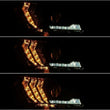 Load image into Gallery viewer, AlphaRex 10-12 Ford Mustang LUXX LED Proj Headlights Plank Style Alpha Blk w/Activ Light/Seq Signal - Side View