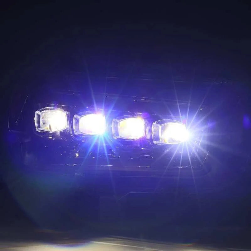AlphaRex 10-13 Toyota 4Runner NOVA LED Proj Headlights Plank Style Alpha Black w/Seq Signal/DRL - Additional View 5