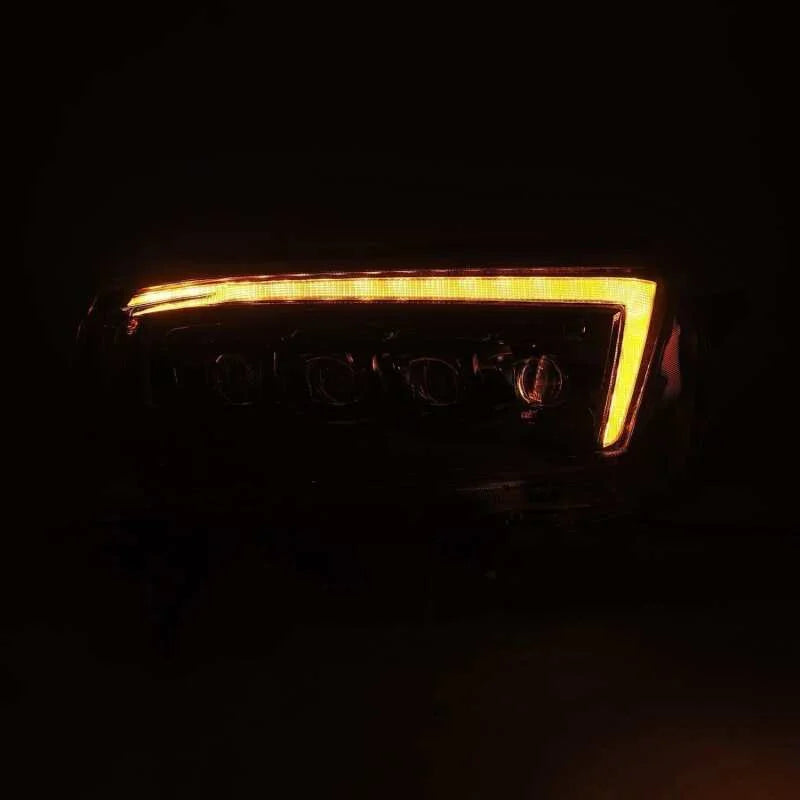 AlphaRex 10-13 Toyota 4Runner NOVA LED Proj Headlights Plank Style Alpha Black w/Seq Signal/DRL - Additional View 6