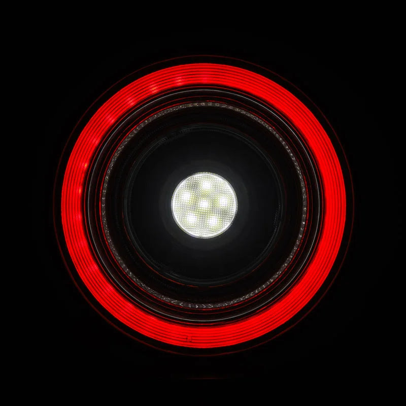 AlphaRex 10-15 Ferrari 458 NOVA-Series Prismatic LED Tail Lights Smoke - Additional View 11
