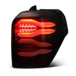 Load image into Gallery viewer, AlphaRex 10-21 Toyota 4Runner PRO-Series LED Tail Lights Jet Black - Back View