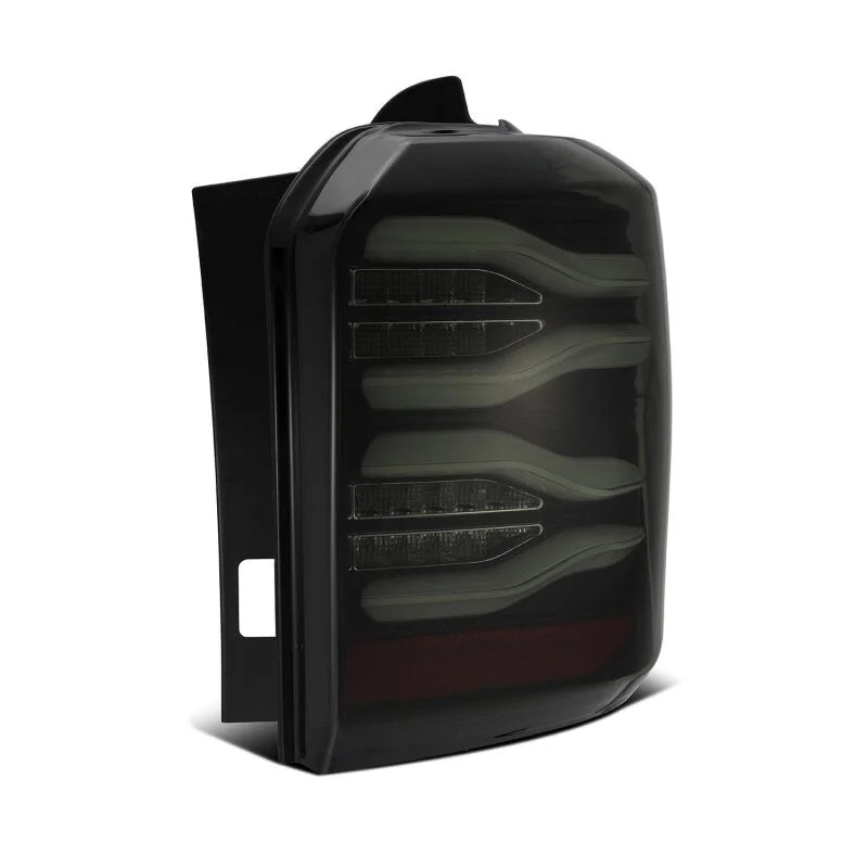 AlphaRex 10-21 Toyota 4Runner PRO-Series LED Tail Lights Jet Black - Installation View