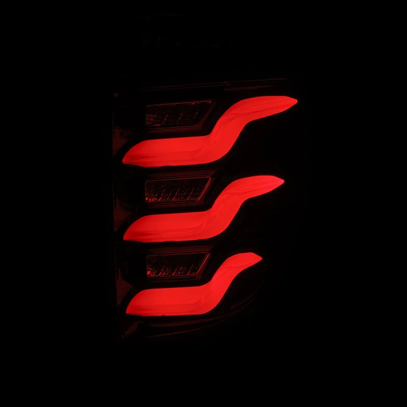 AlphaRex 11-15 Ford Explorer PRO-Series LED Tail Lights Jet Black - Side View