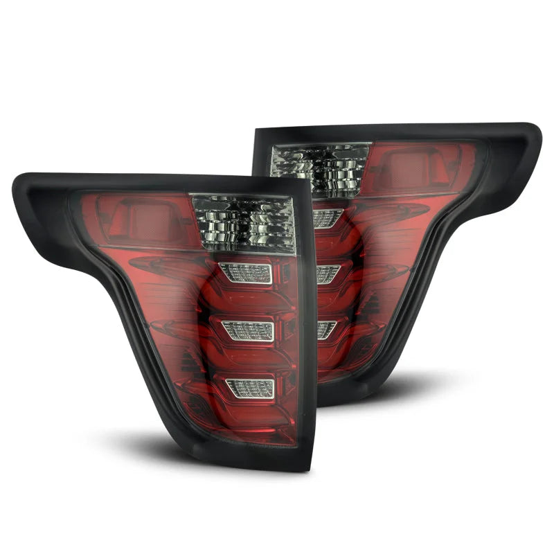 AlphaRex 11-15 Ford Explorer PRO-Series LED Tail Lights Red Smoke - Main Product View