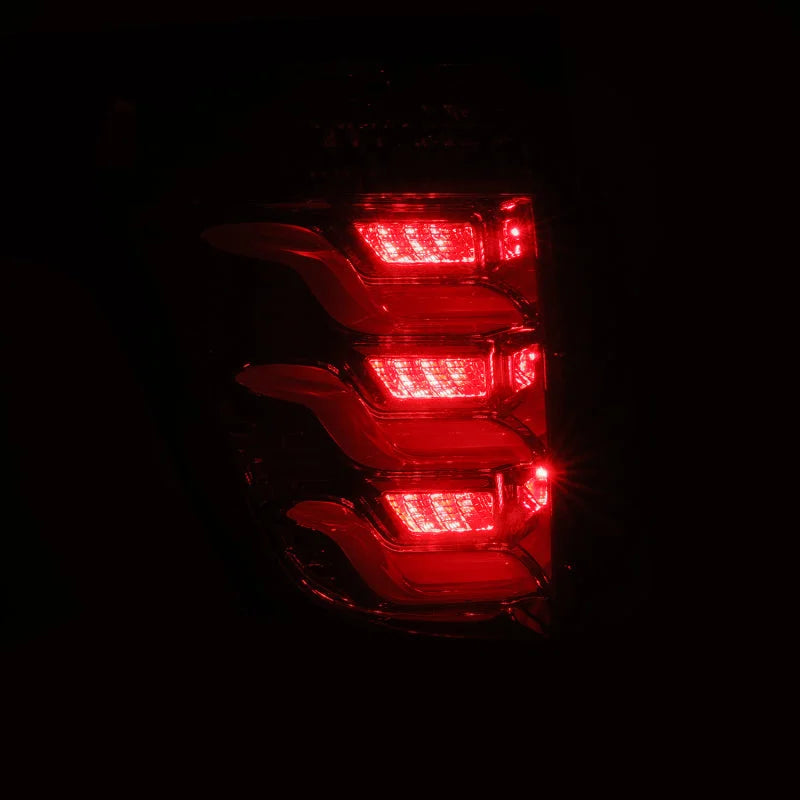 AlphaRex 11-15 Ford Explorer PRO-Series LED Tail Lights Red Smoke - Side View
