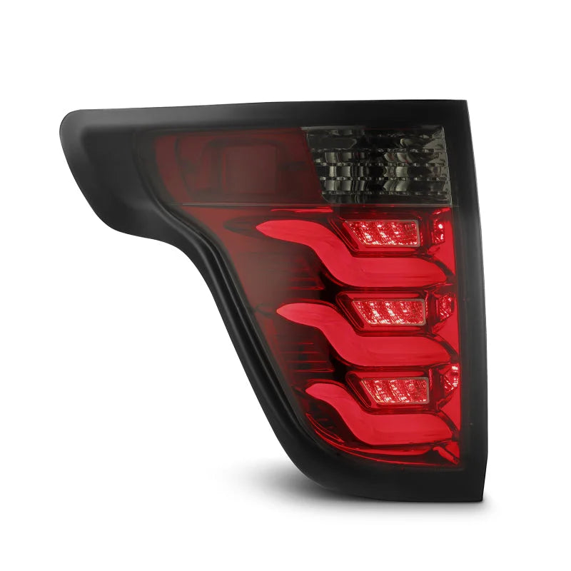 AlphaRex 11-15 Ford Explorer PRO-Series LED Tail Lights Red Smoke - Back View