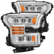 Load image into Gallery viewer, AlphaRex 11-16 Ford F-350 SD NOVA LED Proj Headlights Plank Style Chrm w/Activ Light/Seq Signal - Side View