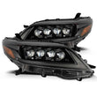 Load image into Gallery viewer, AlphaRex 11-21 Toyota Sienna LUXX LED Proj Headlights Plank Style Alpha Black w/Seq Signal/DRL - Main Product View