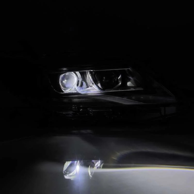 AlphaRex 11-21 Toyota Sienna LUXX LED Proj Headlights Plank Style Black w/Seq Signal/DRL - Additional View 6