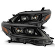Load image into Gallery viewer, AlphaRex 11-21 Toyota Sienna PRO-Series Proj Headlights Plank Style Alpha Black w/Seq Signal/DRL - Main Product View