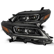 Load image into Gallery viewer, AlphaRex 11-21 Toyota Sienna PRO-Series Proj Headlights Plank Style Black w/Seq Signal/DRL - Main Product View