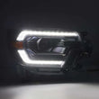 Load image into Gallery viewer, AlphaRex 12-15 Toyota Tacoma PRO-Series Projector Headlights Plank Style Black w/DRL - Side View