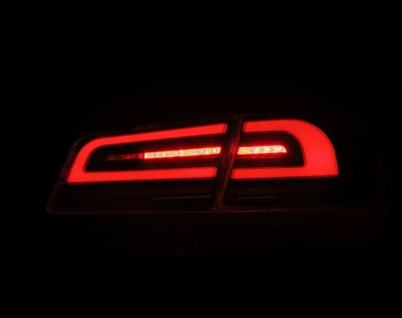 AlphaRex LUXX-Series LED Tail Lights - Black/Red fits 2012-2021 Tesla...