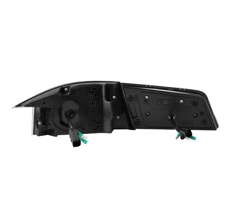 AlphaRex 12-21 Tesla Model S LUXX-Series LED Tail Lights - Black/Red - Installation View