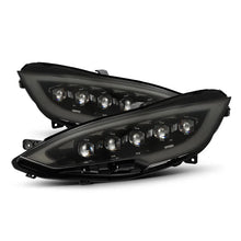 Load image into Gallery viewer, AlphaRex 12-21 Tesla Model S NOVA LED Proj Headlights Alpha-Black w/Actv Light &amp; Seq.Sig / SB DRL - Main Product View