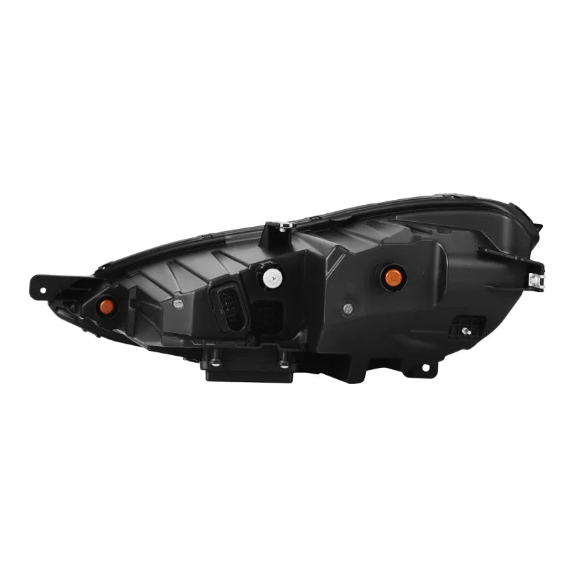 AlphaRex 12-21 Tesla Model S NOVA-Series LED Proj Headlights Blk w/Activtn Light & Seq.Sig / SB DRL - Back View