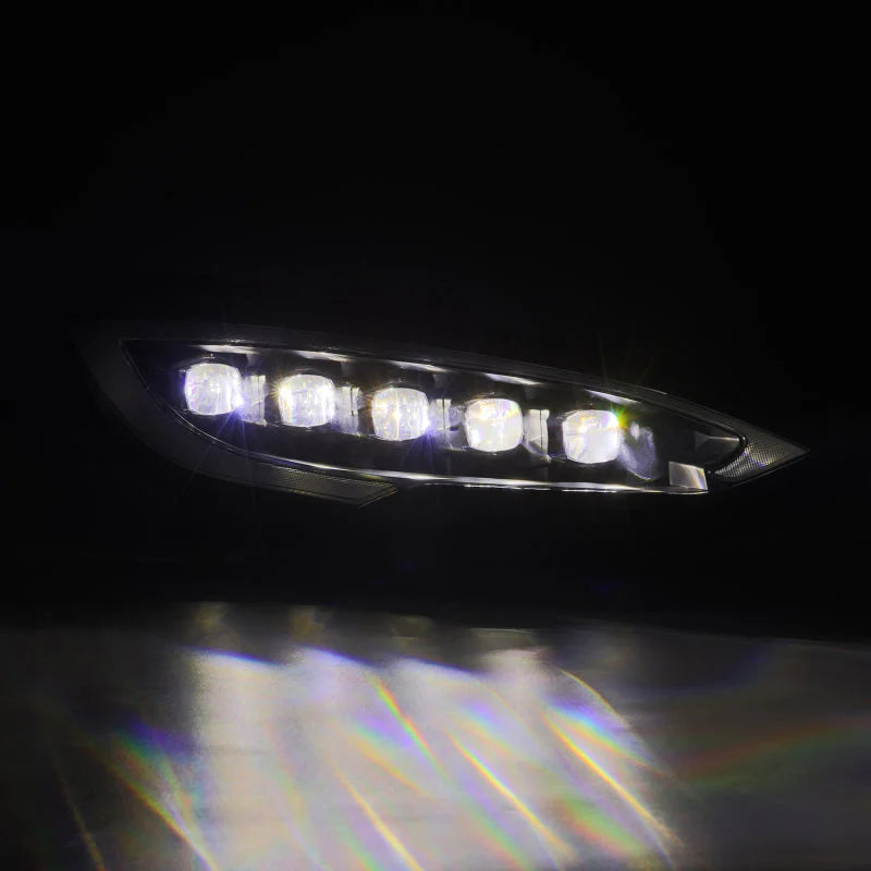 AlphaRex 12-21 Tesla Model S NOVA-Series LED Proj Headlights Blk w/Activtn Light & Seq.Sig / SB DRL - Additional View 5